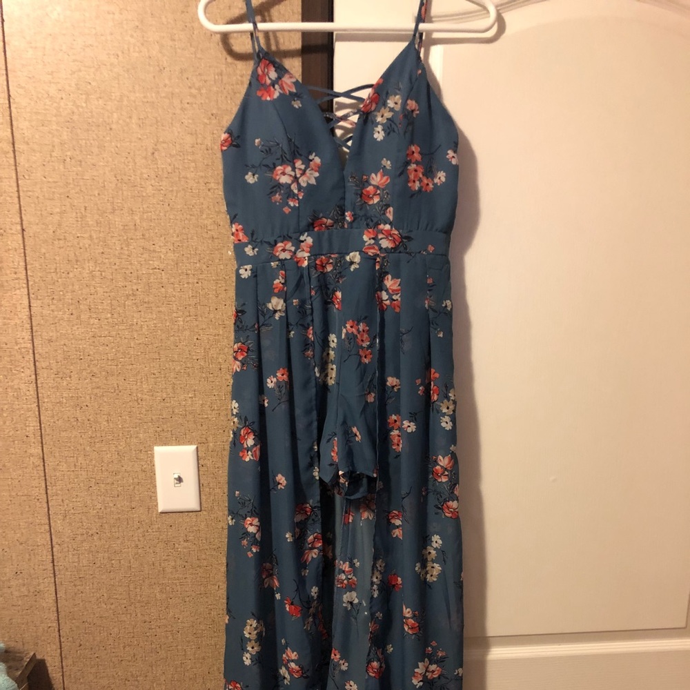 Floral Maxi Romper